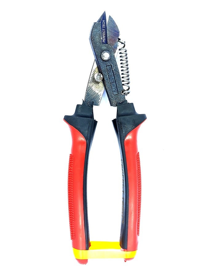 PERFECT TECH Cutter Plier 8 Inch | Jewellery Making Tool Cutter Plier | Wire Cutter Plier Set | Professional & Home Use Multipurpose | Wire & Plastic Cutting Repair Model Making & Hobby | Tin Cutter Snip Heavy Duty With Double Colours Rubber Sleeves (KATIYA) - Image 3